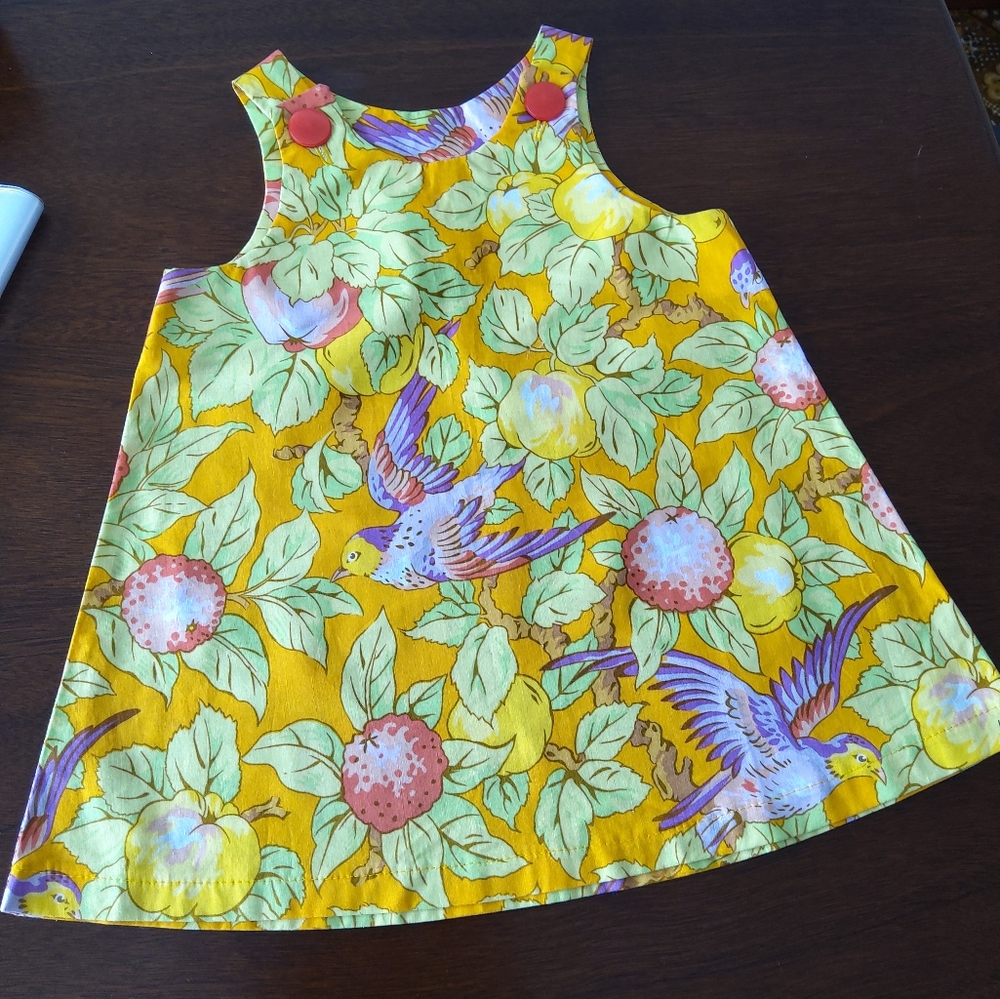 12 months -3 years old red thread dress
